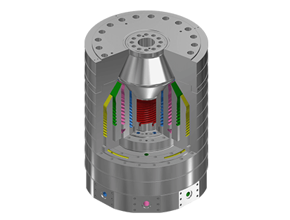 multi layer die head