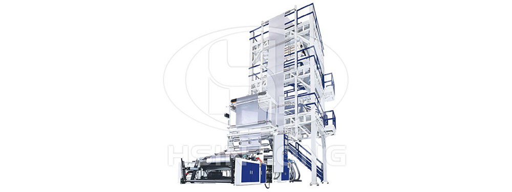 3 layer co extrusion blown film machine